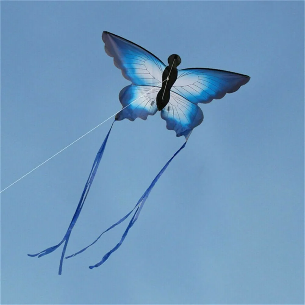 133x70cm Beautiful Colorful Butterfly Kite For Kids Outdoor Kites