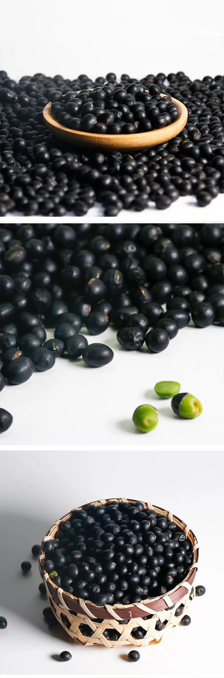 High Quality Seeds Bulk Small Black Round Bean wholesale