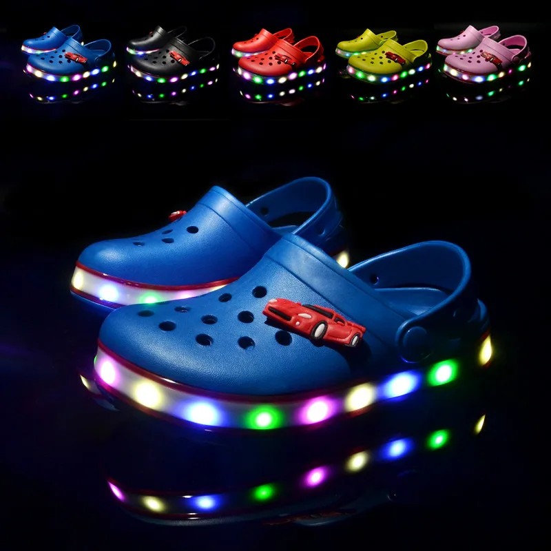 China Manufacturer Custom Led Lights Kids Home Slippers - Buy Kids Led  Slipper,Waterproof Kids Led Slipper,Summer Slipper Product on 