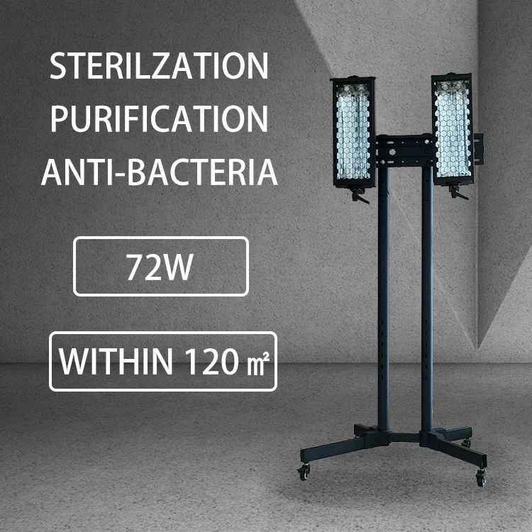 72W UV disinfection lamp uv light sterilizer for large area sterilization