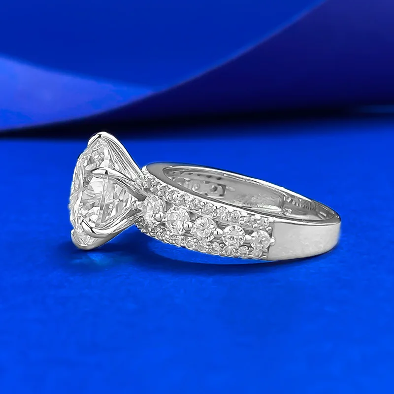 Custom IGI Certificate HTHP CVD Lab Grown Diamond Solid Gold Jewelry Lab Diamond Wedding Engagement Rings