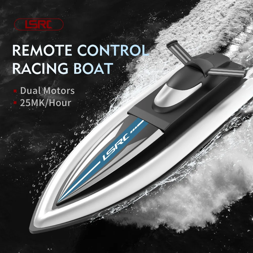 2.4 Ghz High Speed Adventure Racing Remote Control Boats Electric Rc Boat Ship Toy for Boys