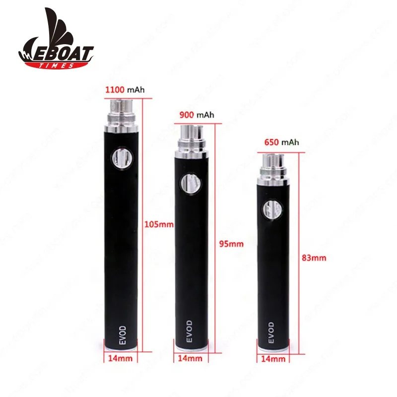 Amazon hot selling oem starter kit evod twist 1100mah