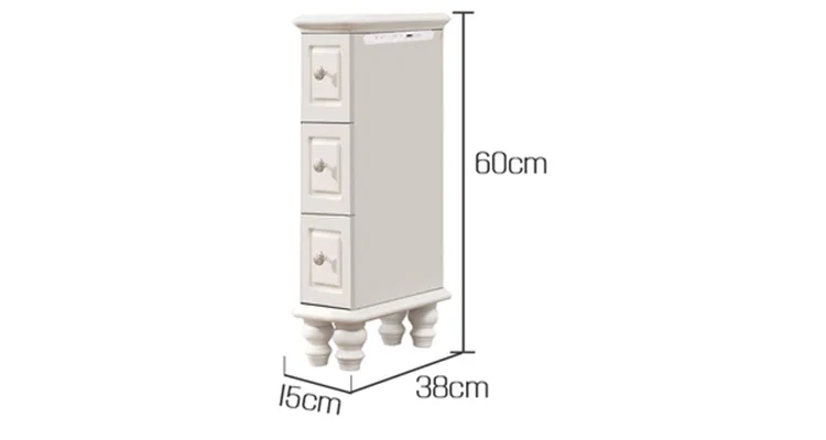 Popular Solid Wood Bedside Table Bedroom Cabinets Customized Size