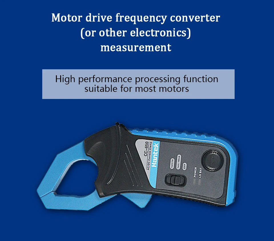 Hantek Oscilloscope Ac/dc Current Clamp Probe Cc65 Cc650 20khz/400hz
