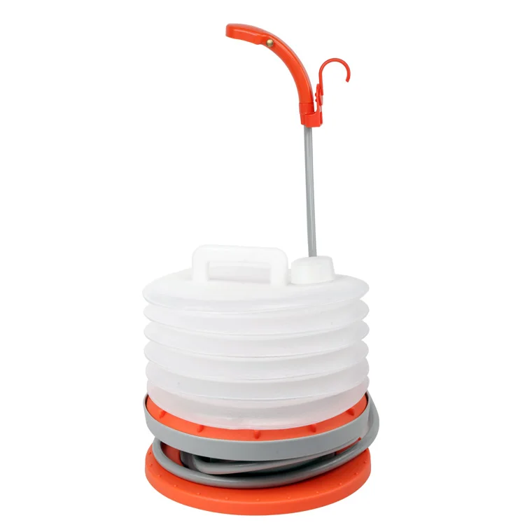 Portable Collapsible Outdoor Shower 10L Foldable Water Tank Shower Easy Carry Great for Showering, Washing Dishes, Rinsing Pets factory