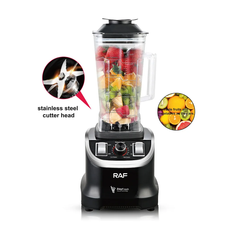 Raf Professional Fruit Smoothie Juicer Machine Kitchen Food Processor Ice Mixer And Heavy Duty