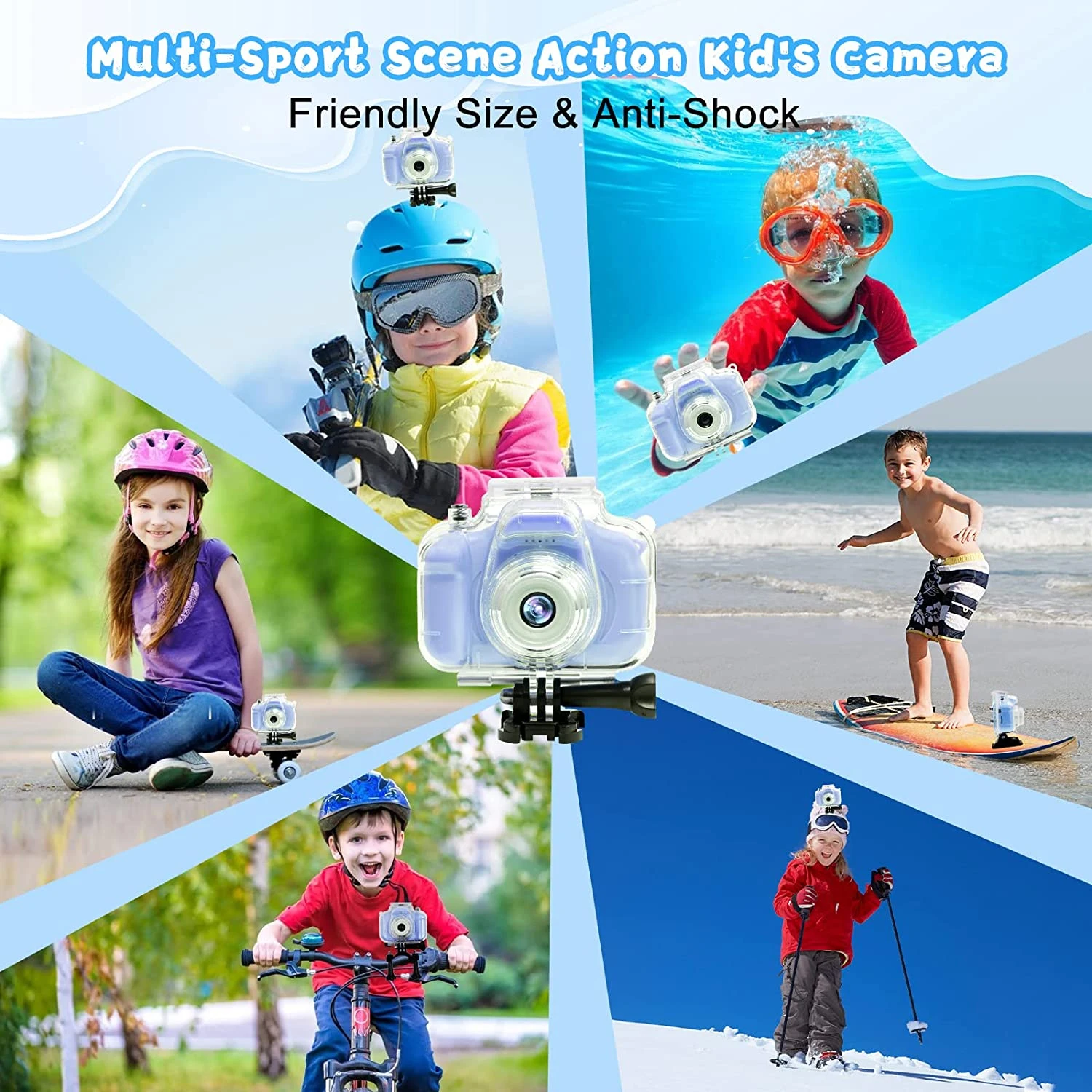 Waterproof Camera 510 Year Old Girl's Birthday Christmas Gift Indoor