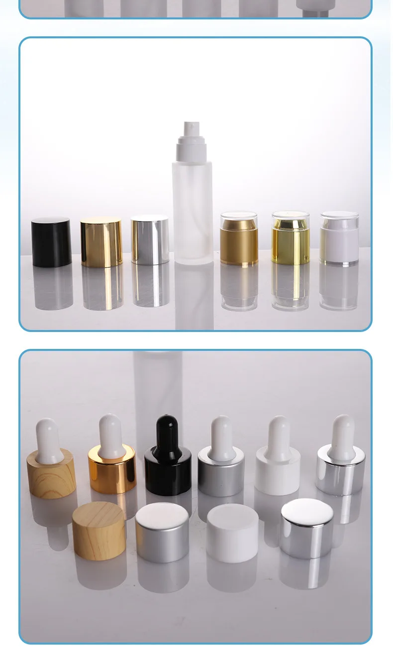 product glass lotion pump bottle luxury 30ml 50ml 60ml 80ml 100ml 120ml empty lotion packaging bottle-9
