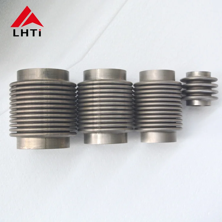 2.5" 3" 3.5" 4" Gr2 titanium exhaust bellows flex connector coupling joint