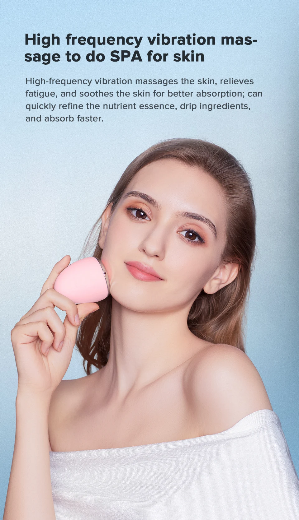 inface ion skin purifier beauty instrument face facial vibration