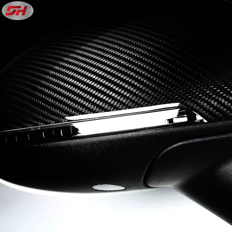 dry carbon fiber mirror cover mirror case side mirror cover replacement style for Porsche Macan 2014-up 95B model