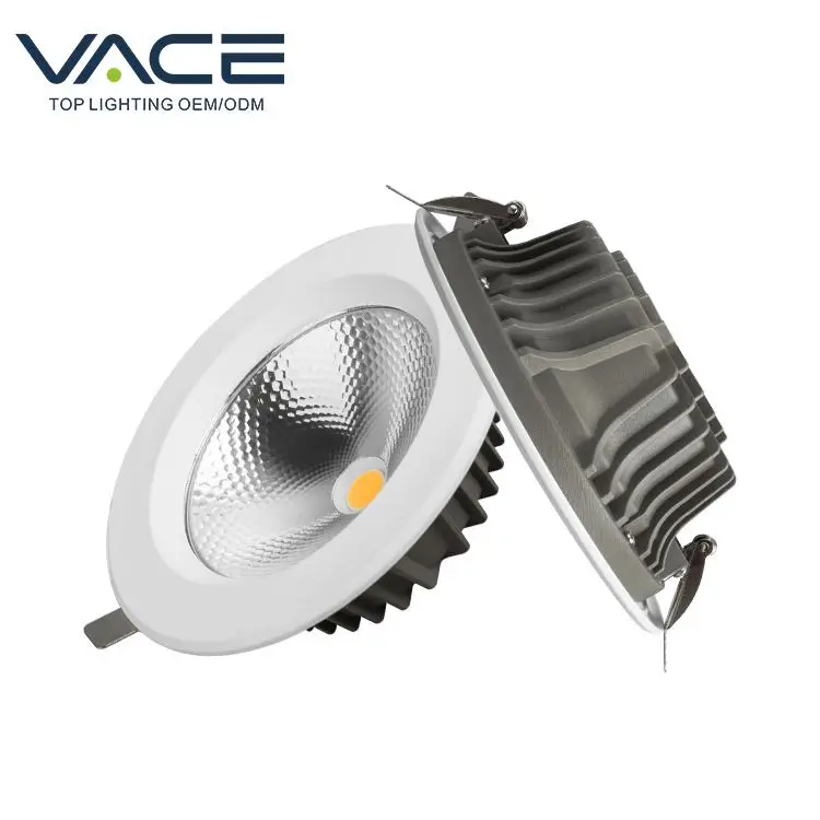 7W dimmable led downlight ultra thin aluminum fixture recessed downlight for indoor commercial lighting in office