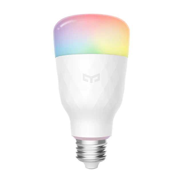 Yeelight Smart LED Light Bulb,16 Million Colors E26  RGB Dimmable 800lm Wi-Fi Bulbs, Compatible with Alexa, Google Assistant