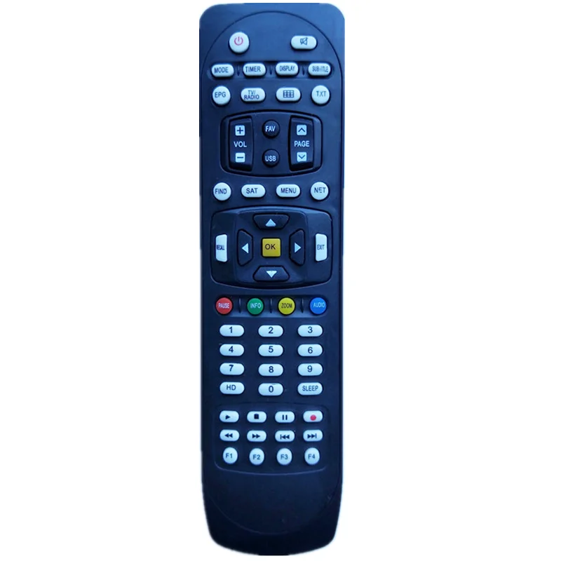 Universal remote control clearance for receiver