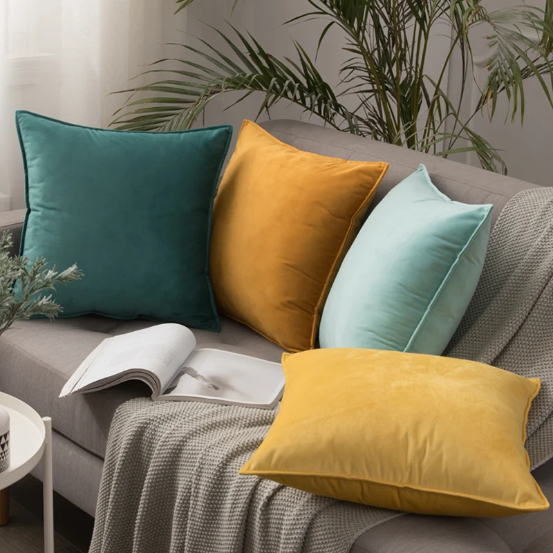 Hot Sell Super Soft Cushion Cover,Luxury Sofa Cushions 45x45 50x50