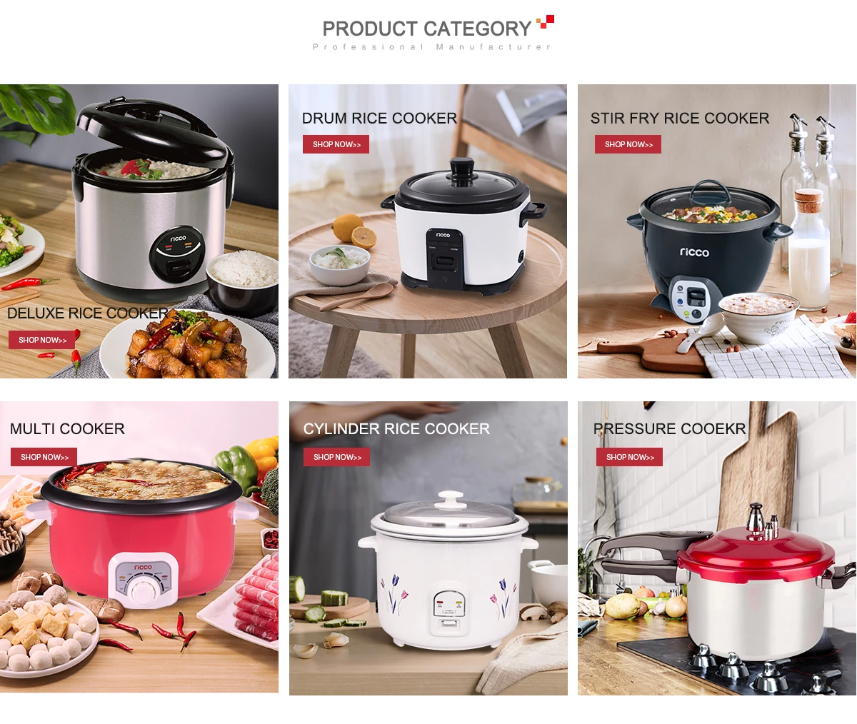 Lianjiang Ricco Electrical Appliance Co., Ltd. Electrical Rice Cooker