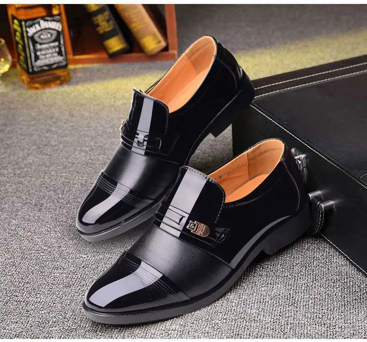 Casual Dress Shoes Men Moccasins Comfortable Leather Flat Shoes Soft ...