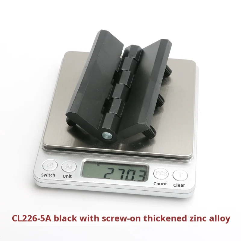 Industrial Heavy-Duty Hinge 226-5A 90*60 Six-Leg Stud Thickened Alloy Hinge Cutting for Heat Sink Distribution Cabinet manufacture