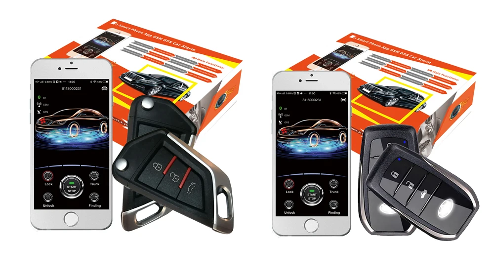 Cardot 4g Gps Tracker Smart Pke Keyless Entry Engine Start Stop Remote