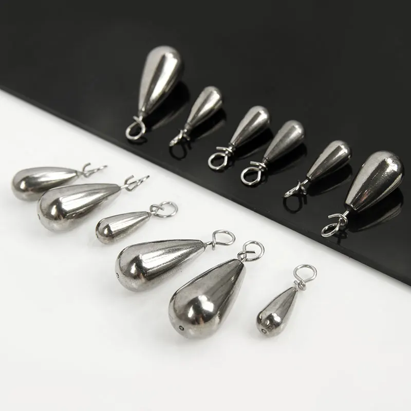 Pear Shaped Weight Tungsten Fastach Sinker Fishing Weight Lead Free