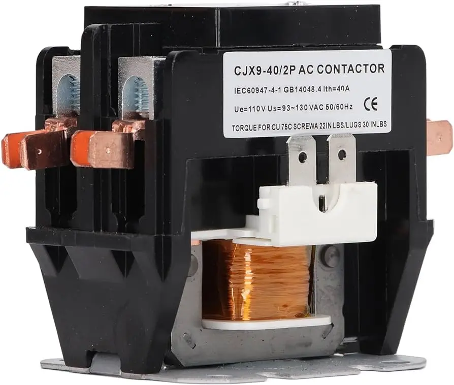 Air Conditioner Contactor 220v Two Poles 30 Amp For Ac Hvac Spare Parts