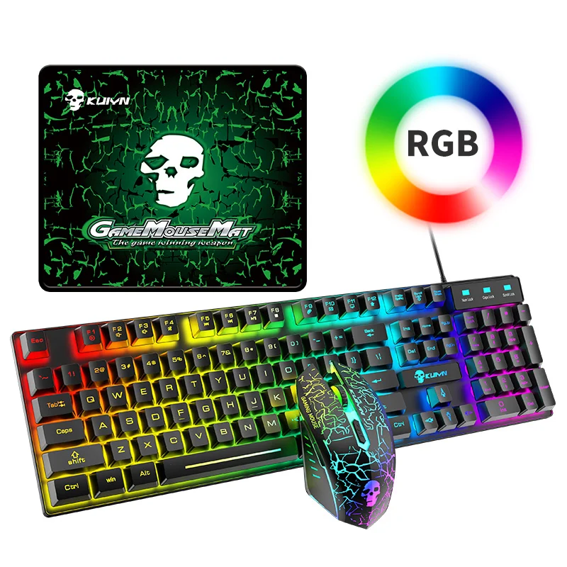 Multicolor Backlit USB Gaming store Keyboard