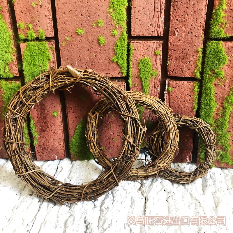 Natural Vine Ring Grapevine Wreath Vine Branch Wreath Decorative Wooden