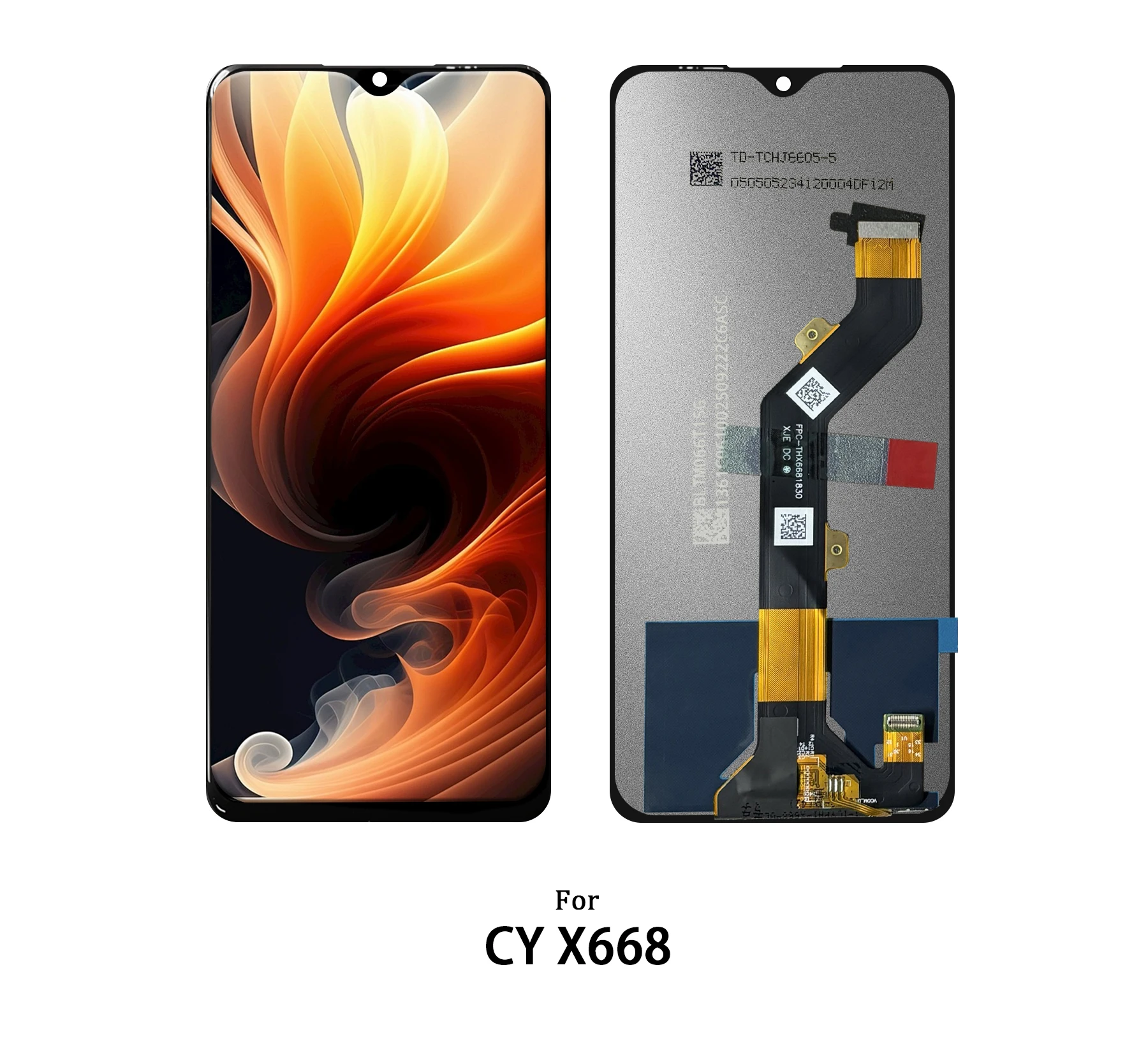 XJE Factory Mobile Phone Lcd 6.56'' Touch Screen for INFINIX X668