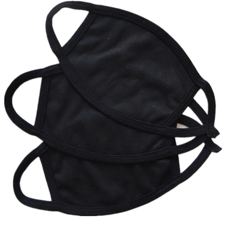 
Wholesale 2020 highly welcomed best price cotton blank black party masks 