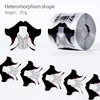 4 designs PVC New Arrival 3D Nail Art Stickers Stylish Nail Tips Accessory Decoration Tool nail form