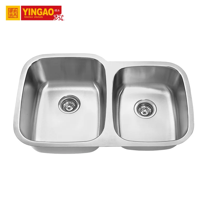 Double Capacity Standard Kitchen Sus304 Large Stainless Steel Sink Double Capacity Standard Kitchen Sus304
