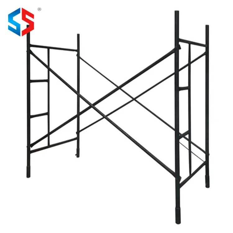 Metallic Andamio Ladder Type Frame Mason Scaffolding Steel H Scaffold