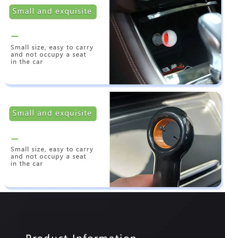 Cheap Mini Ozone Ionizer Car Air Purifier With Very Low Voice