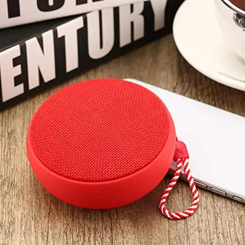 Cloth Round Q9 Mini Portable Subwoofer Bluetooth Speaker Wireless Outdoor Hands-free Speaker - ANKUX.COM