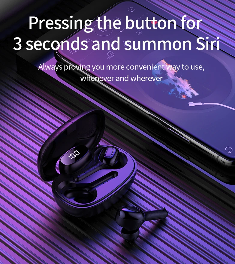 wholesale 5.0 sport touch control blue tooth earphone tws wireless headphone earbuds for iphone x xs max xr 8plus - ANKUX.COM