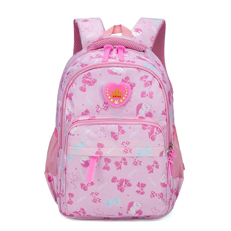 Customized Designer Cartoon Kids Backpack Black Printed Child School ...