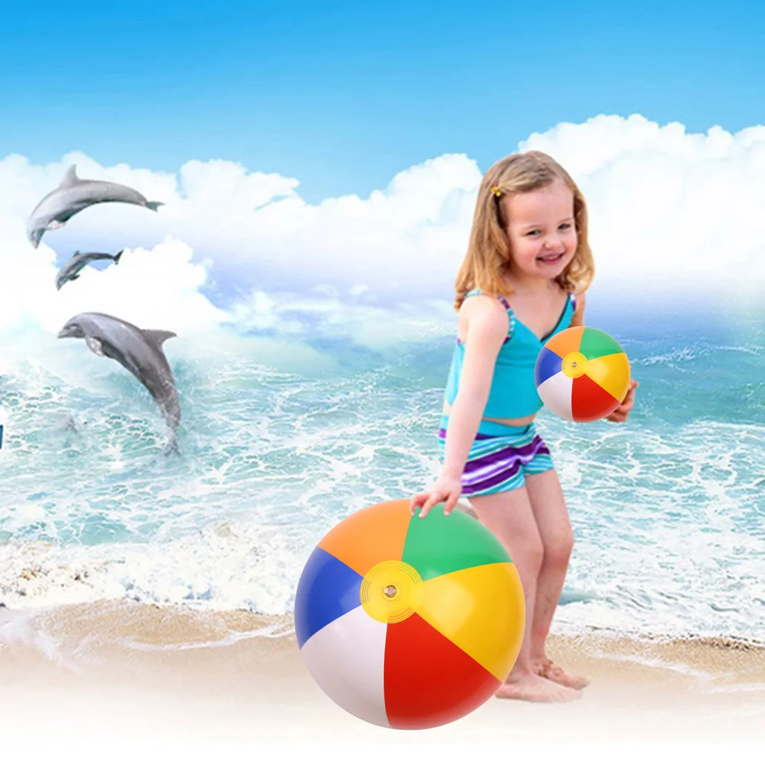 72 NEW MULTI COLORED MINI BEACH BALLS 5" INFLATABLE POOL BEACHBALL PARTY FAVORS 