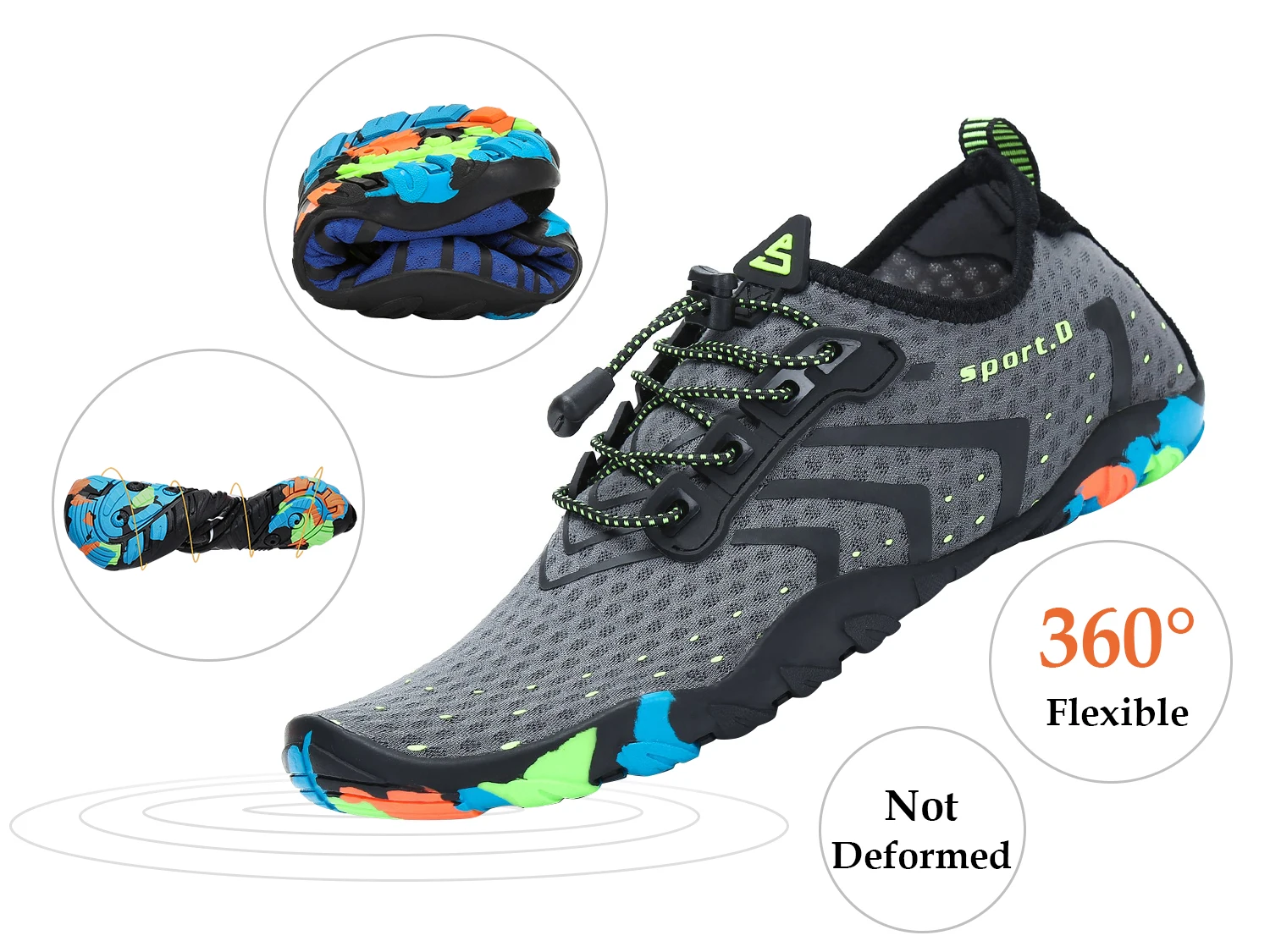 女式水鞋速干赤脚游泳潜水冲浪水上运动沙滩散步瑜伽 - buy ladies sh