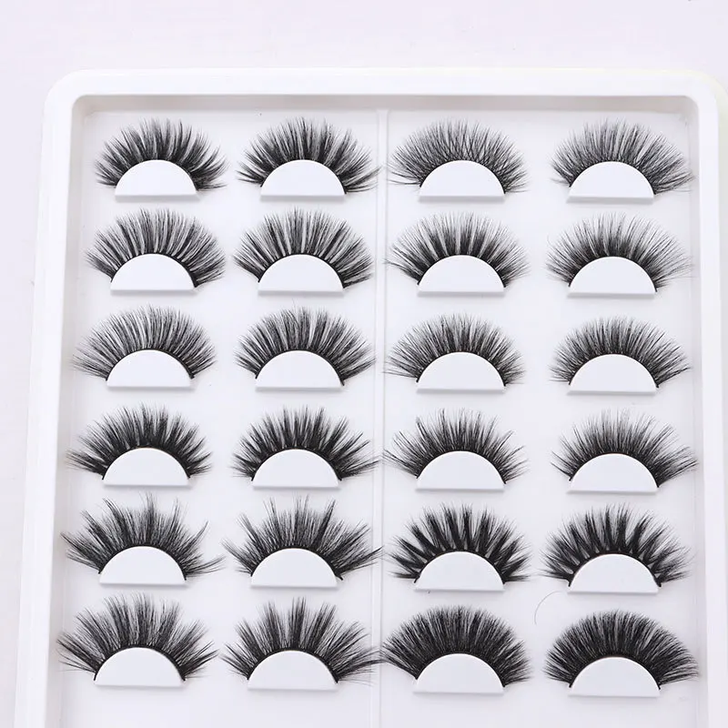 
Hot Selling Wholesale 3D Faux Mink Super Flexible & Natural False Eyelashes 