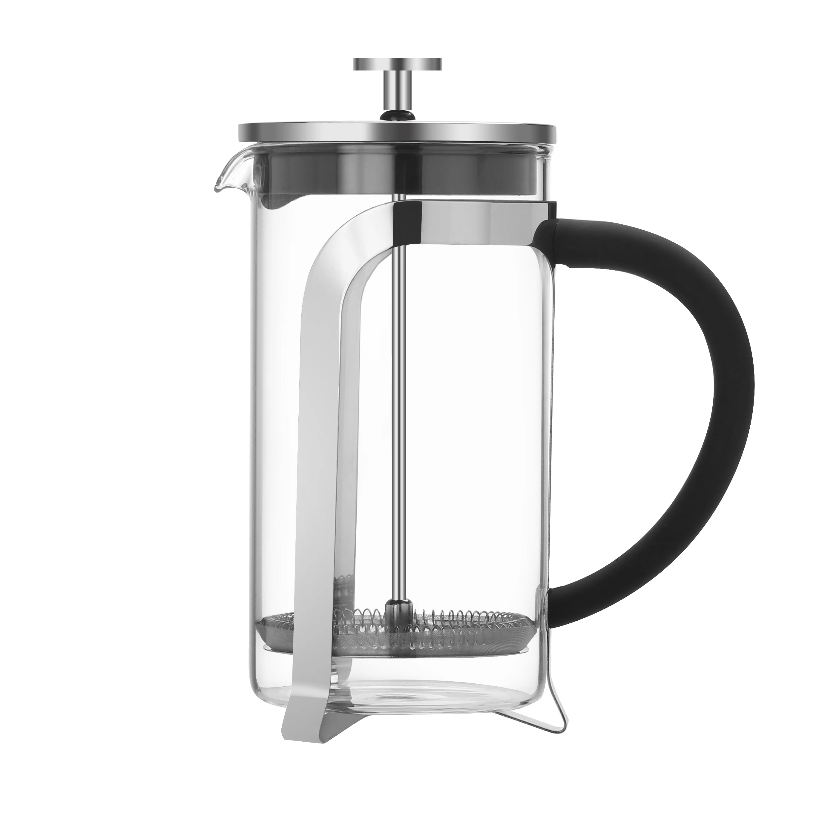 High Quality Durable 800ml Glass French Press Coffee Make Stainless ...