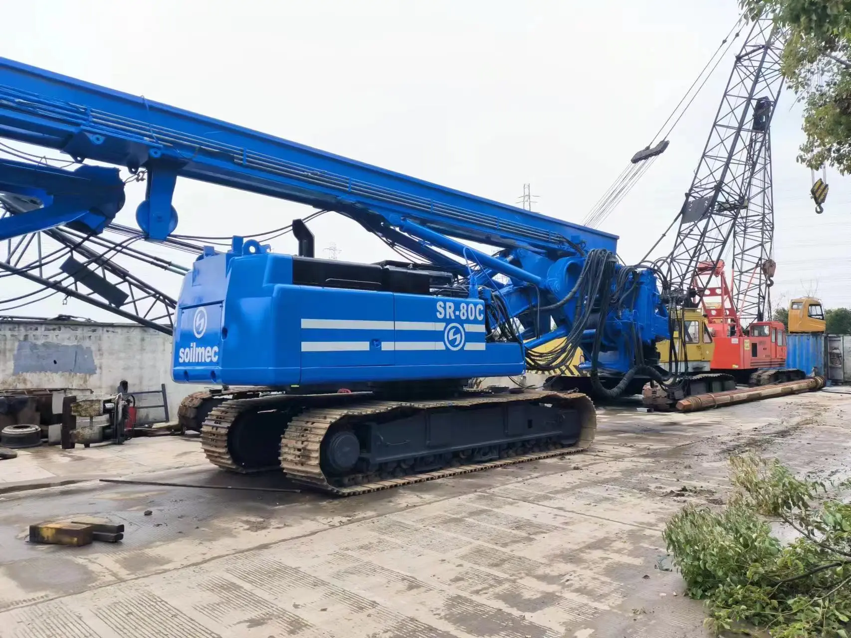 Used Rotary Drilling Rig Soilmec Sr80c For Sale Sr80 Soilmec Second ...