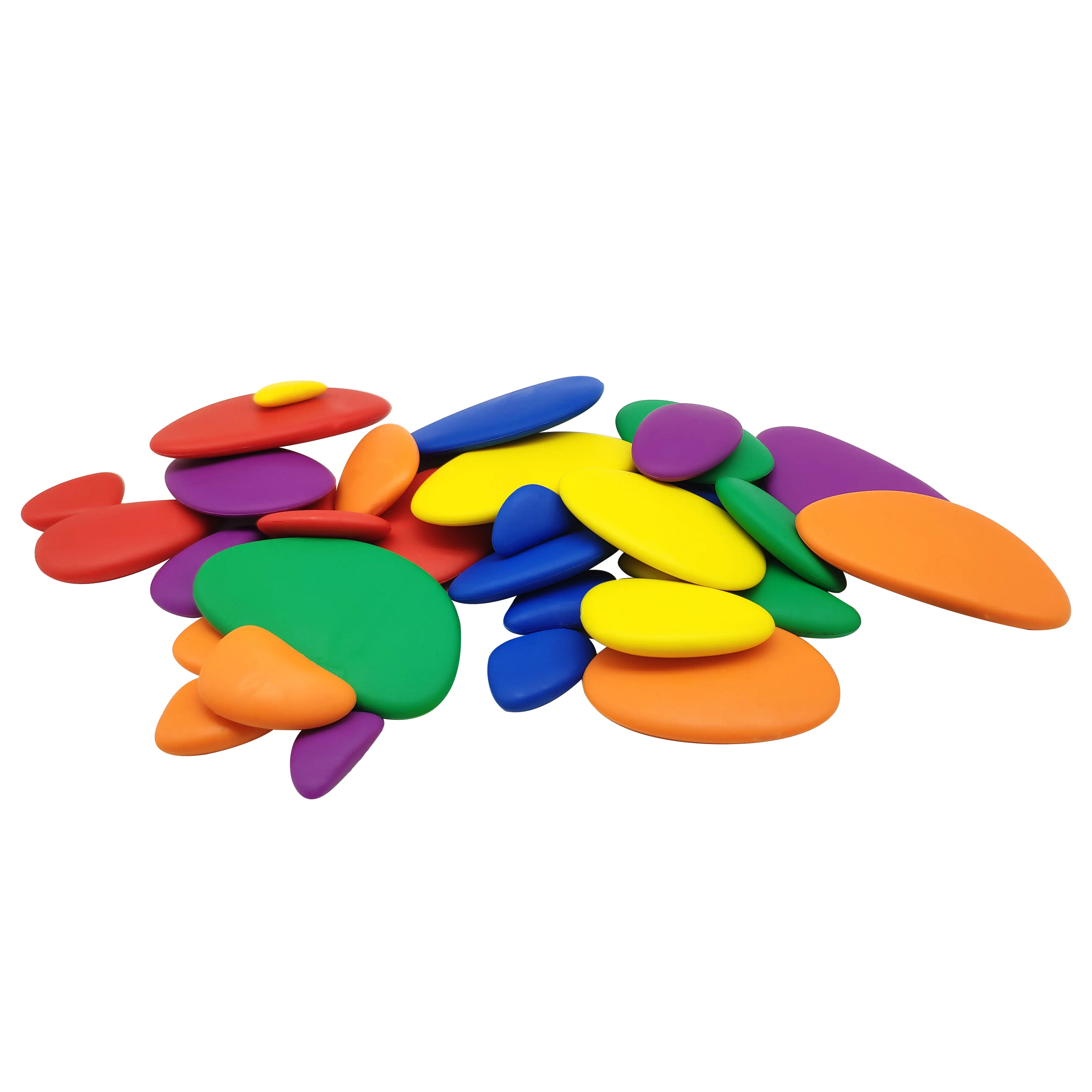 Rainbow Pebbles In Home Learning Toy For Early Math Sorting And Stacking Stones Educational