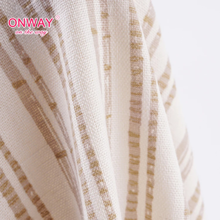 customized linen printed fabric