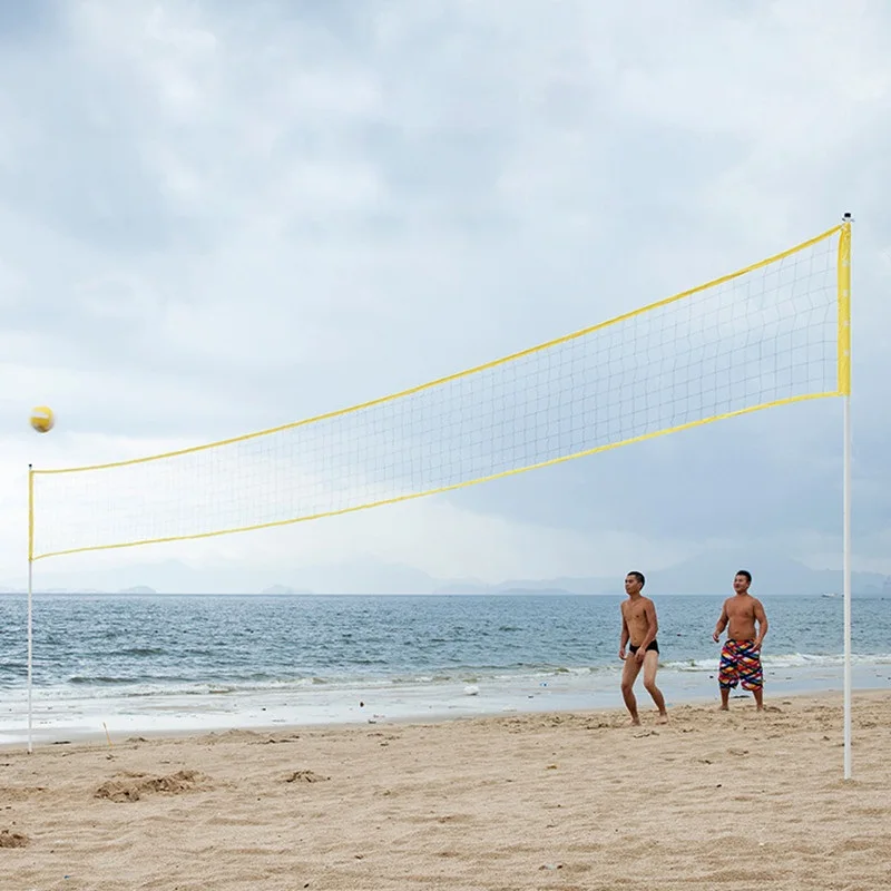 Steel Superior Volleyball Net System Set Outdoor Volleyball Set Beach