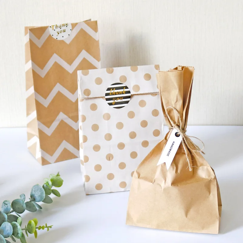 工厂批发牛皮纸袋小牛皮纸袋包装午餐空白牛皮棕色纸袋