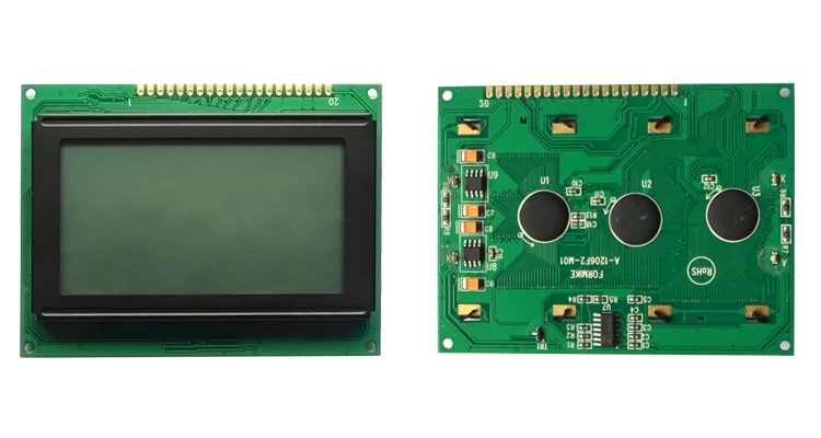 EastRising 240x64 Graphic LCD Display Module W/RA6963 Controller | Black On Yellow/Green | W/Tutorial
