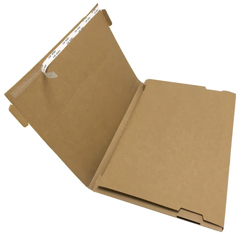 A4 Size Rigid Corrugated Cardboard Book Wrap Mailers For Flat Shipping ...