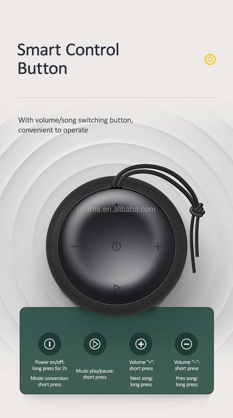 USAMS Outdoor retro portable mini small bluetooth Speaker wireless - ANKUX.COM