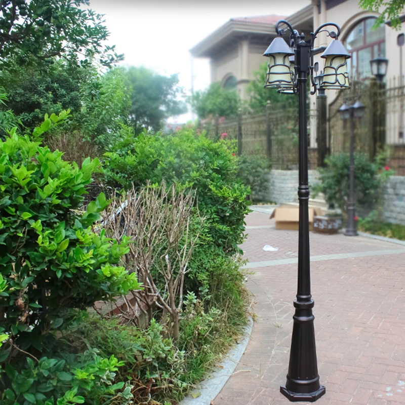 New design aluminium high lumen and good quality 12W 18W 24W all in one solar garden light solar yard light